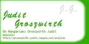 judit groszwirth business card